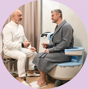 Pelvic floor rehabilitation chair